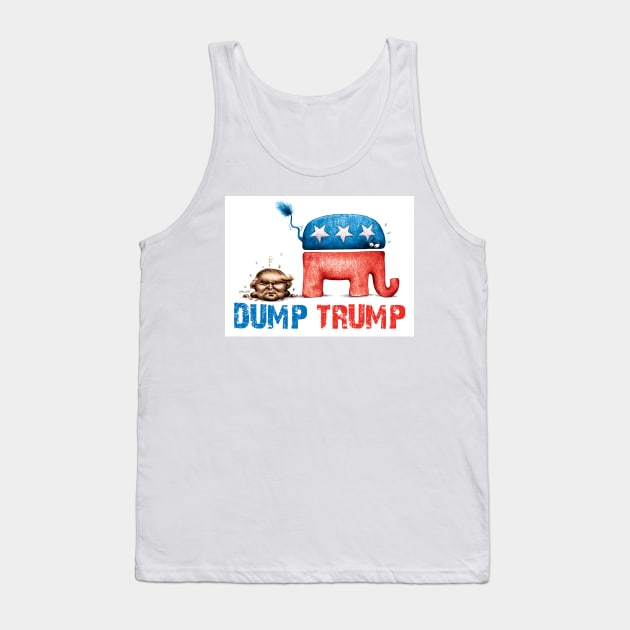 DUMP TRUMP Tank Top by UNITEDGRAPES